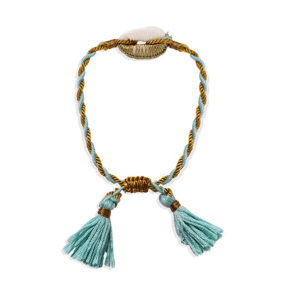 Single Shell Tassel Bracelet